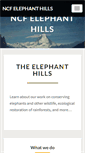 Mobile Screenshot of elephanthills.org